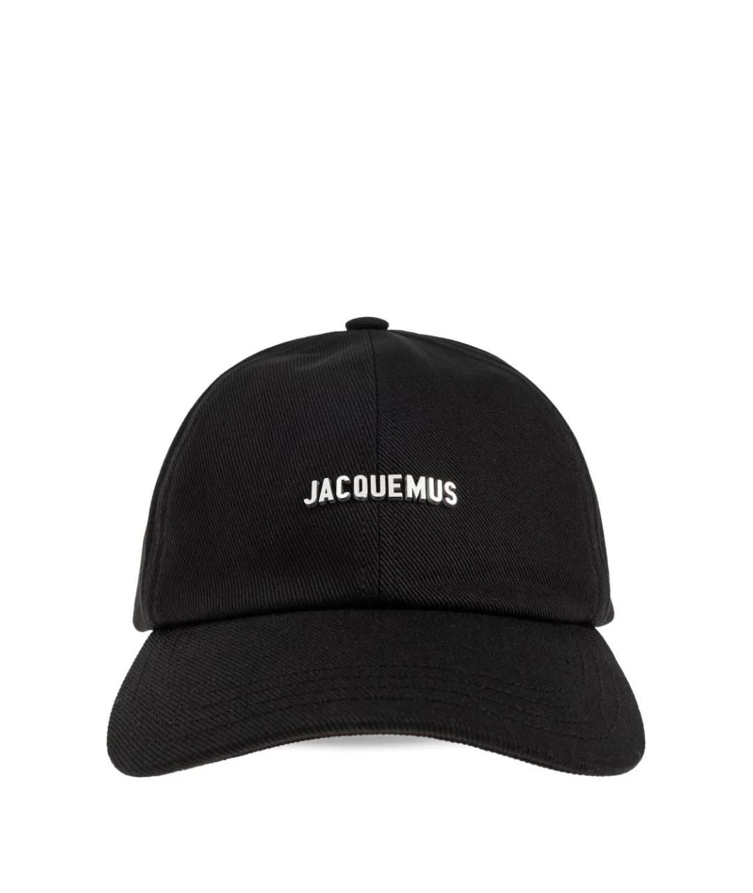 JACQUEMUS Черная хлопковая кепка/бейсболка, фото 1