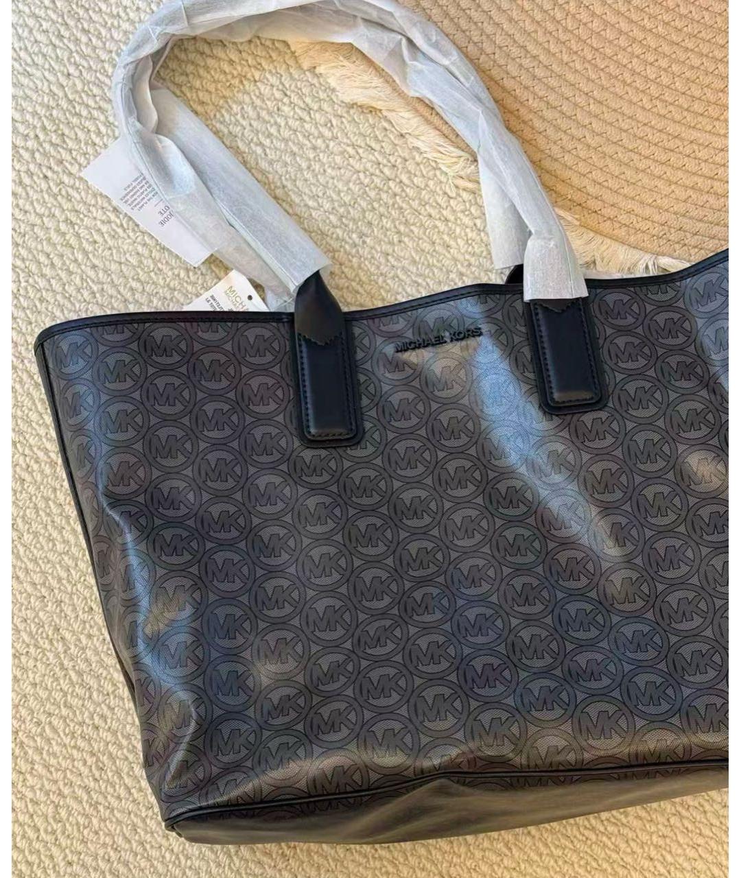 MICHAEL KORS Черная сумка тоут, фото 6