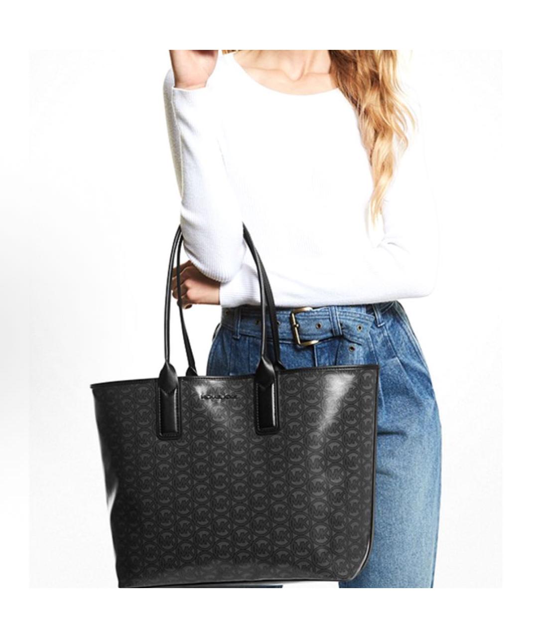 MICHAEL KORS Черная сумка тоут, фото 5