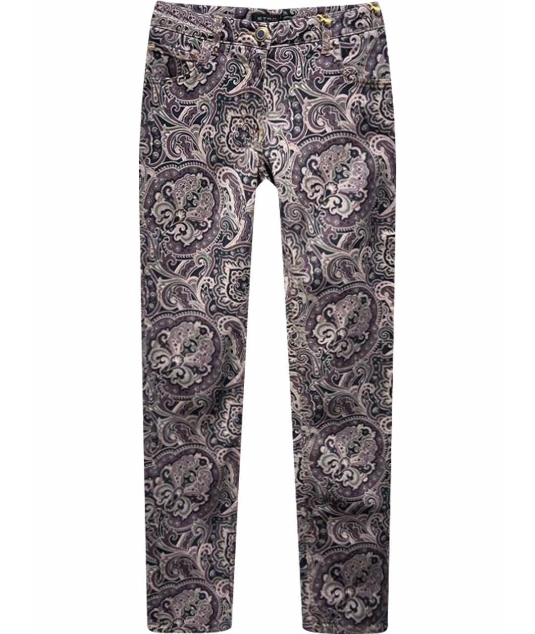 ETRO Серые хлопковые джинсы слим, фото 1