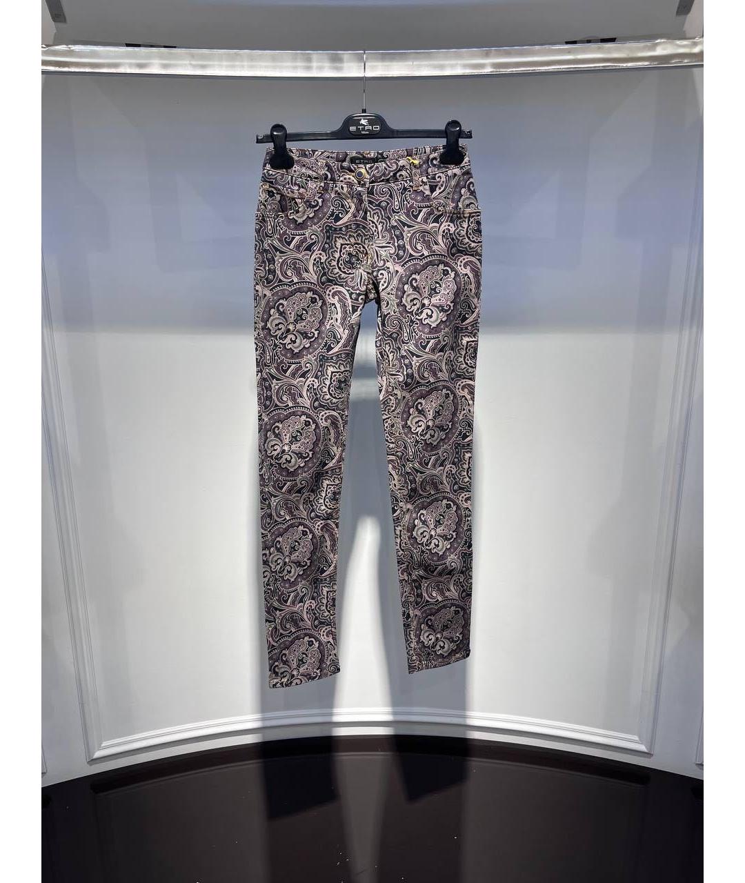 ETRO Серые хлопковые джинсы слим, фото 3