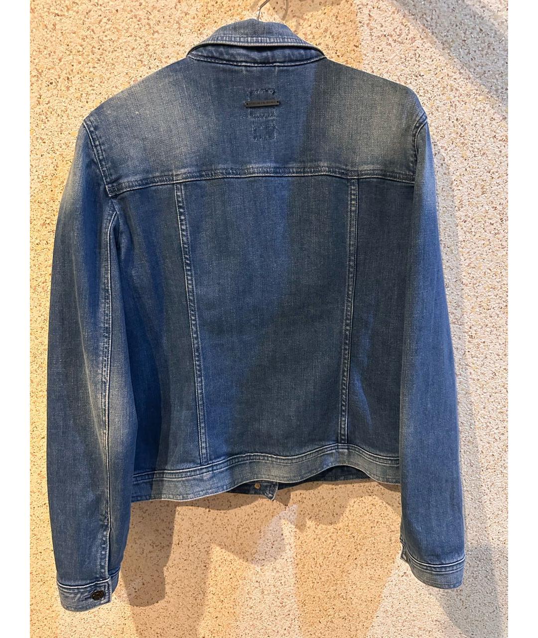 ARMANI EXCHANGE Голубая деним куртка, фото 2