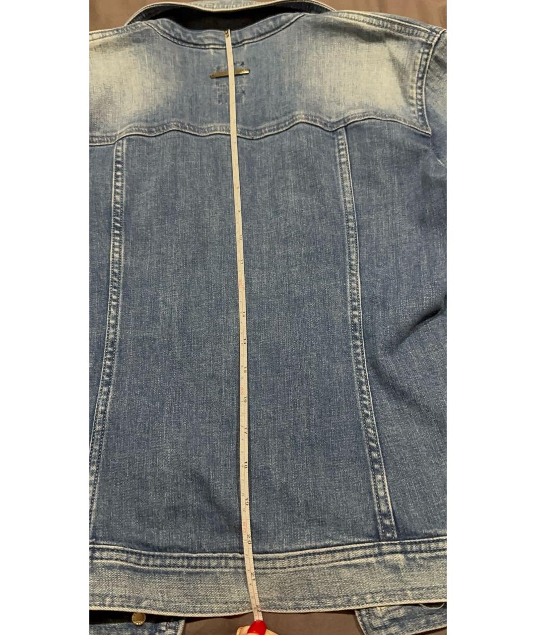 ARMANI EXCHANGE Голубая деним куртка, фото 7