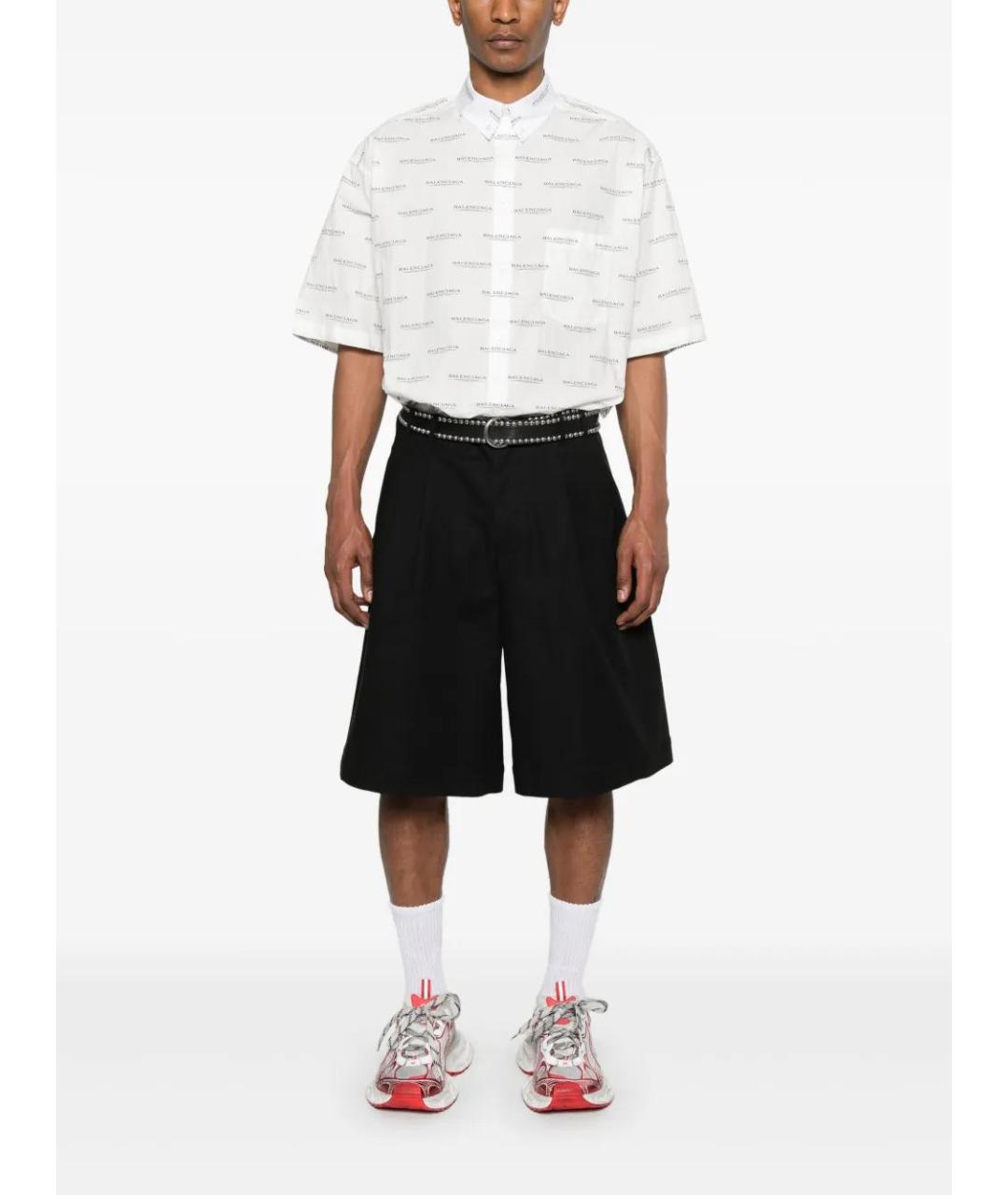 BALENCIAGA Белая хлопковая кэжуал рубашка, фото 2
