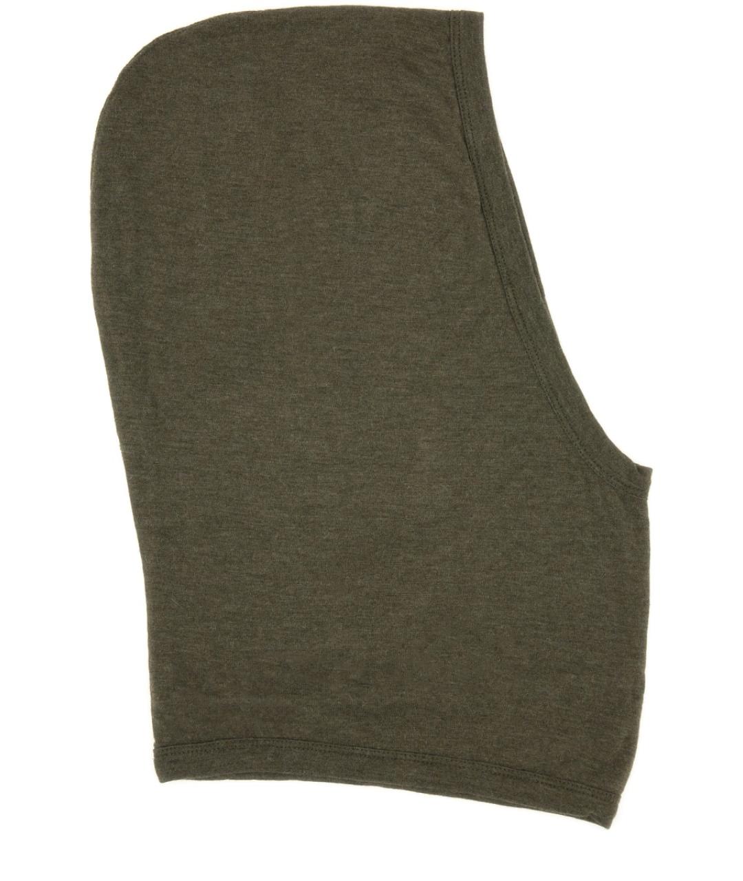 RICK OWENS Зеленая шерстяная шапка, фото 1