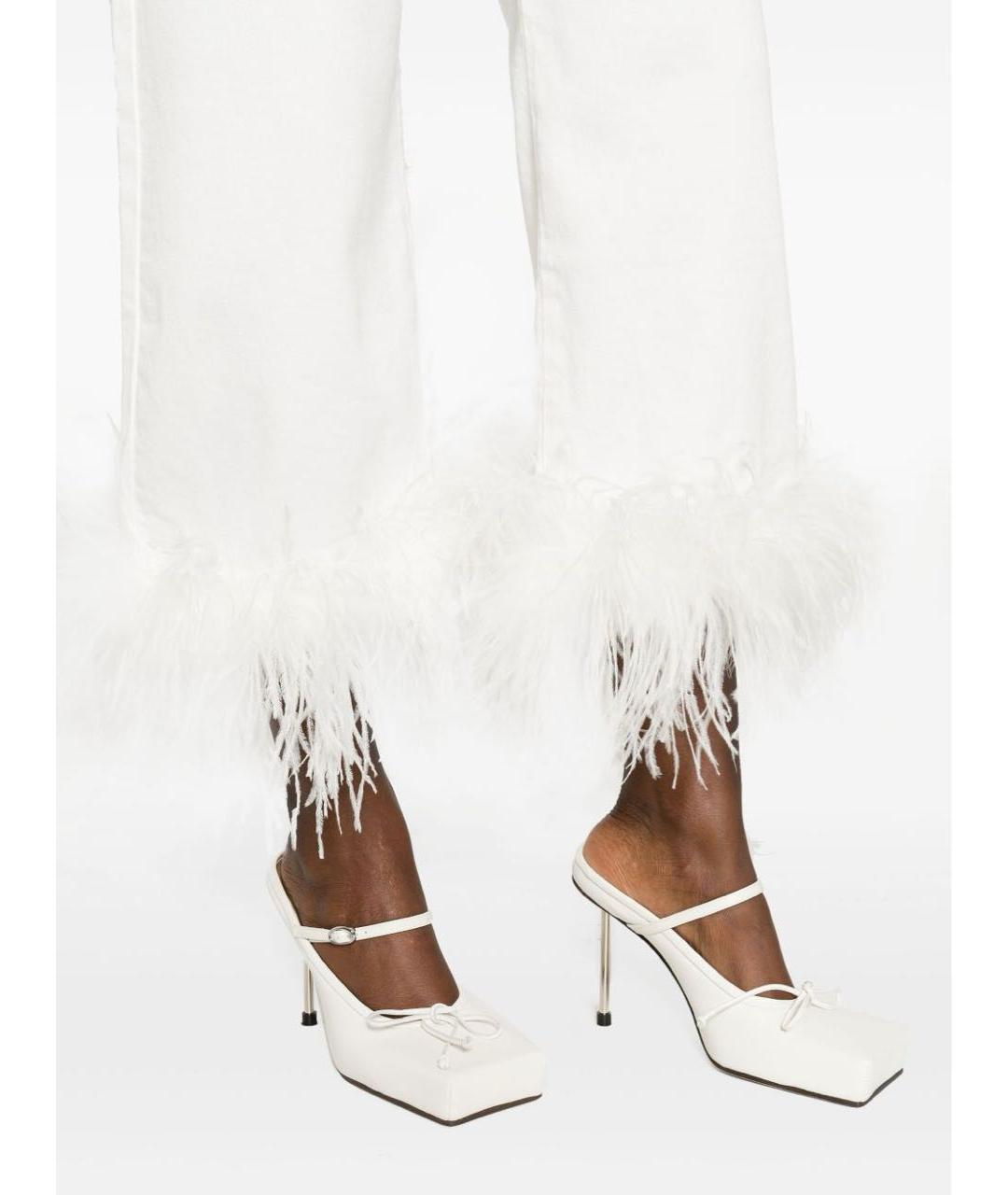 P.A.R.O.S.H. Белые прямые джинсы, фото 3