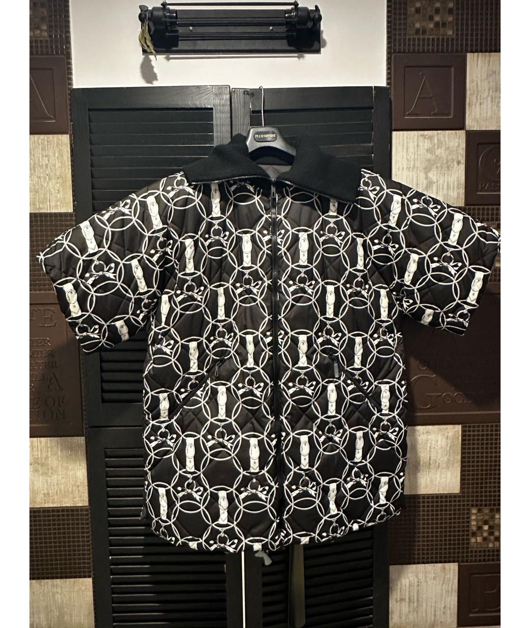 HERMES Черный синтетический жилет, фото 9