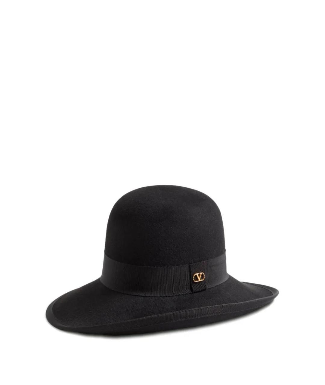 VALENTINO Черная хлопковая шляпа, фото 1