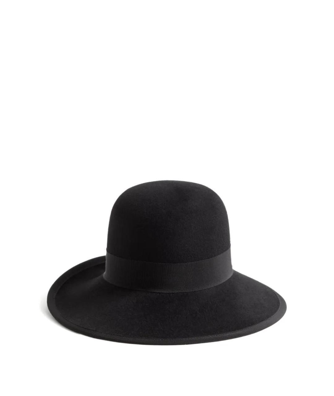 VALENTINO Черная хлопковая шляпа, фото 4