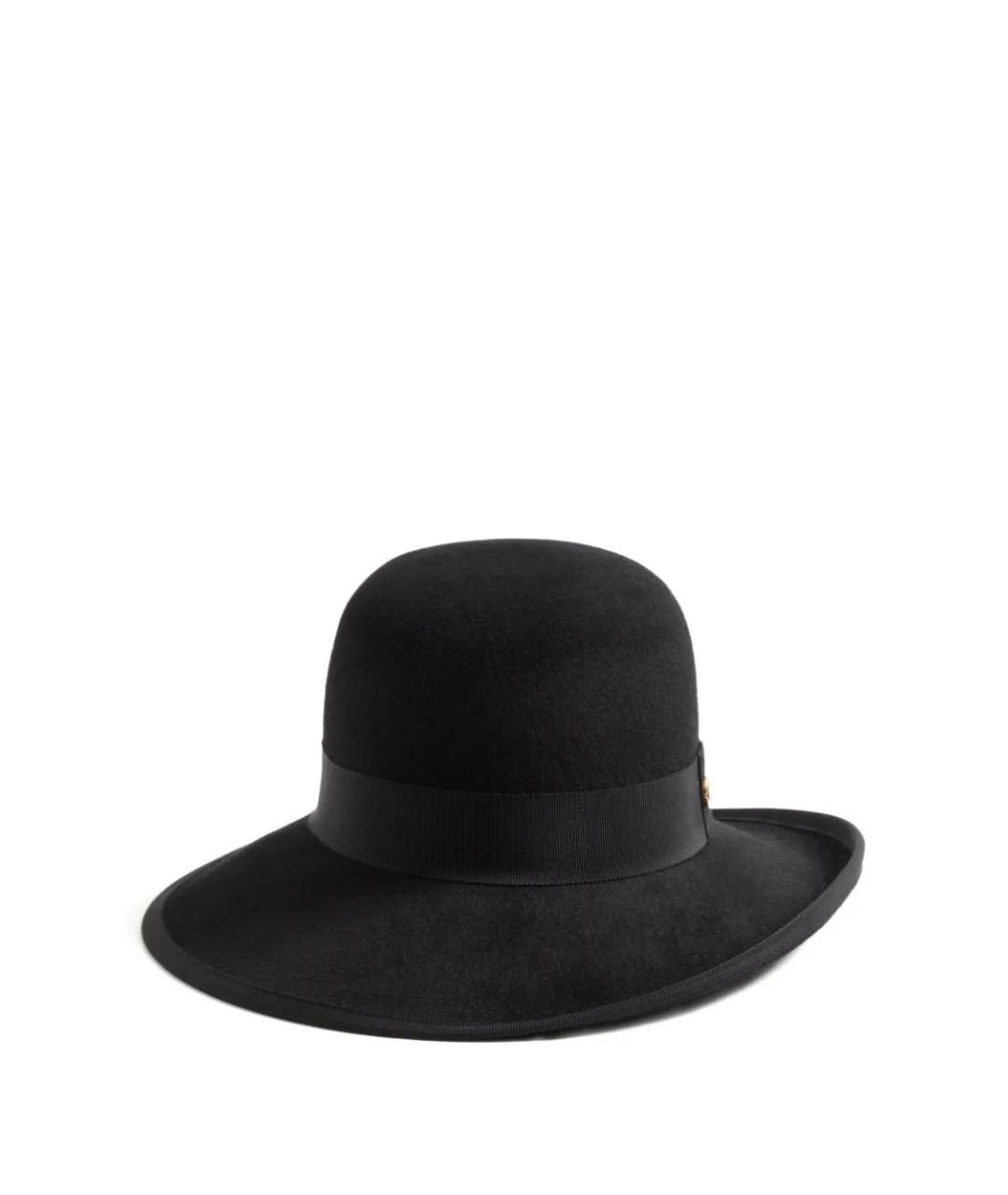 VALENTINO Черная хлопковая шляпа, фото 2