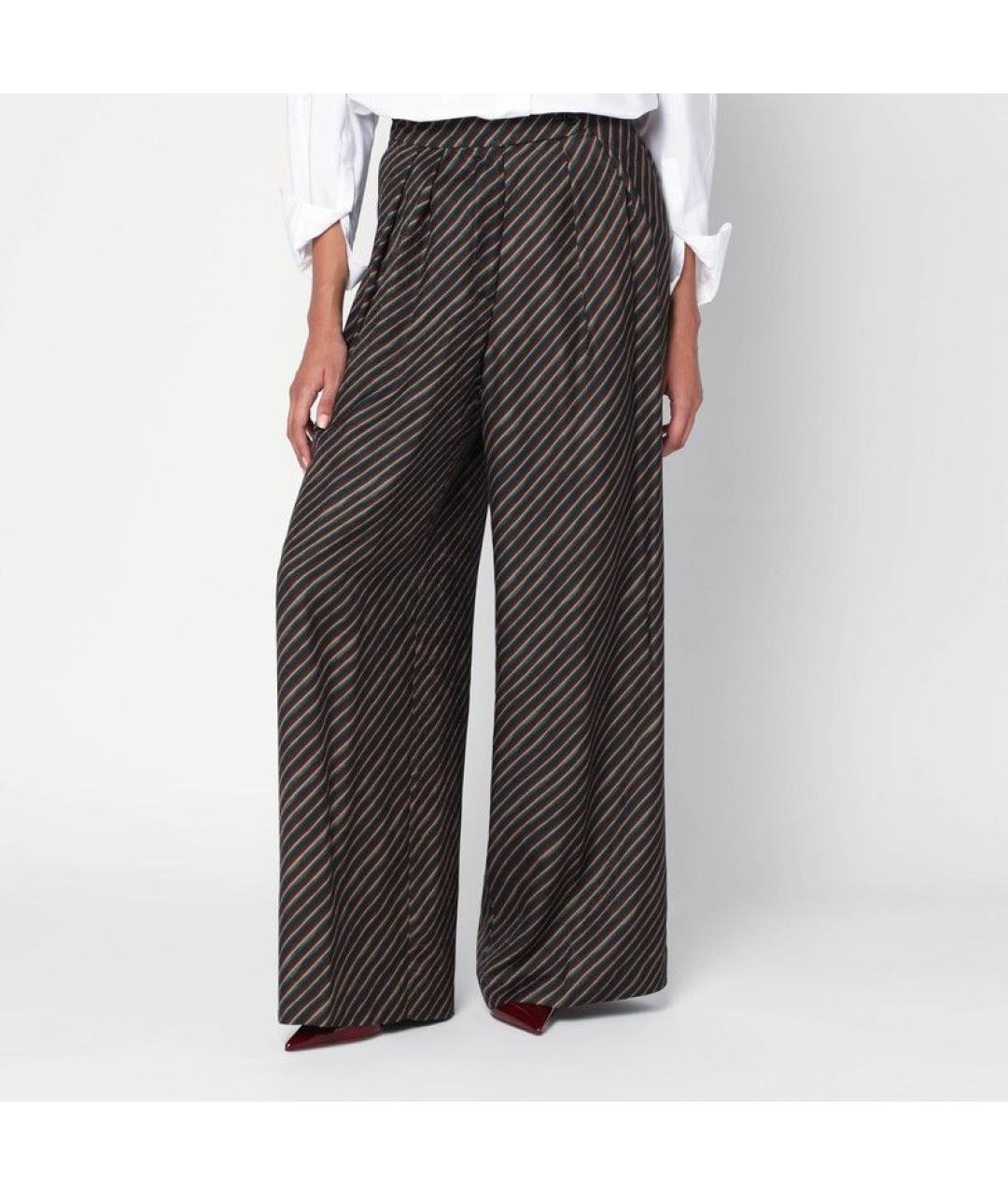 DRIES VAN NOTEN Мульти прямые брюки, фото 2