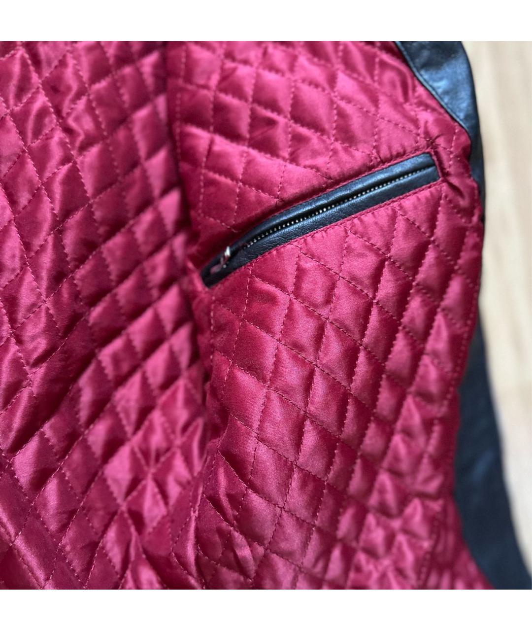 EACH X OTHER Черная кожаная куртка, фото 3