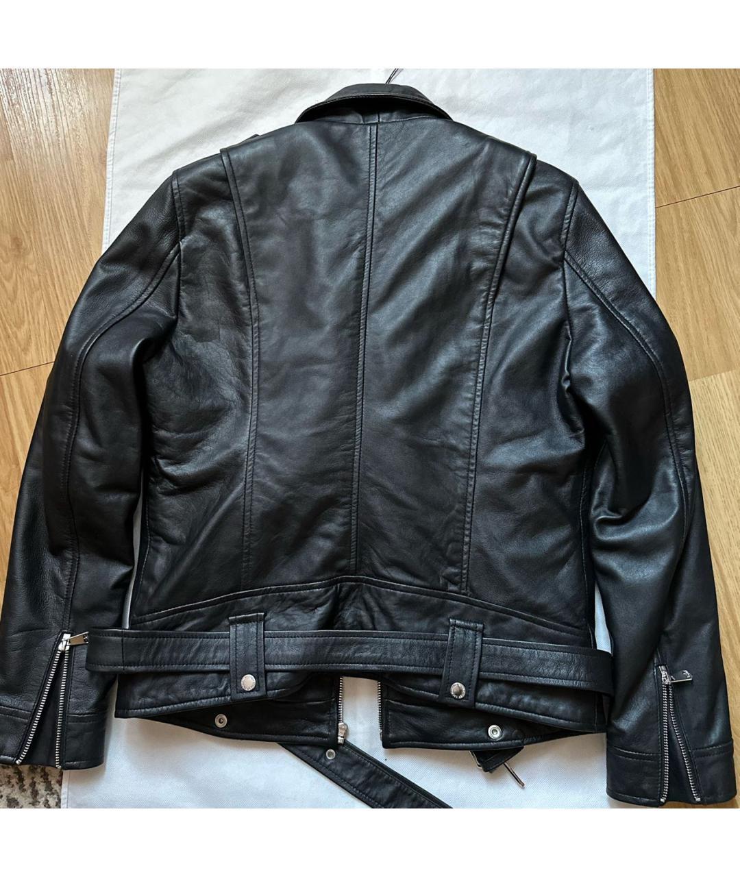 EACH X OTHER Черная кожаная куртка, фото 5