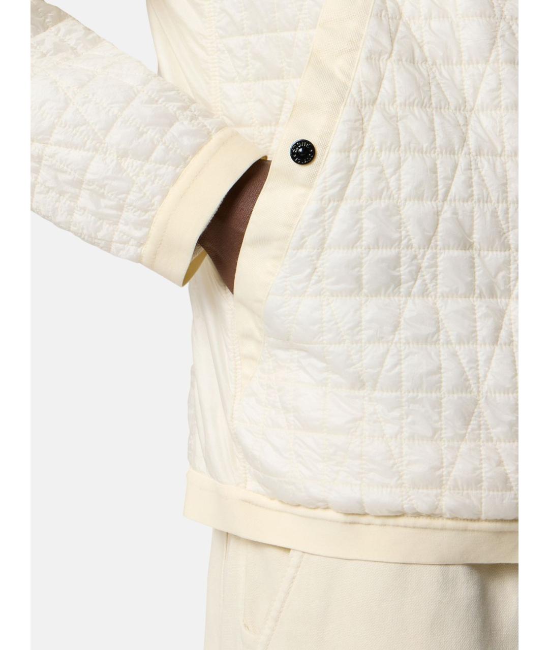 STONE ISLAND Белая полиэстеровая куртка, фото 5