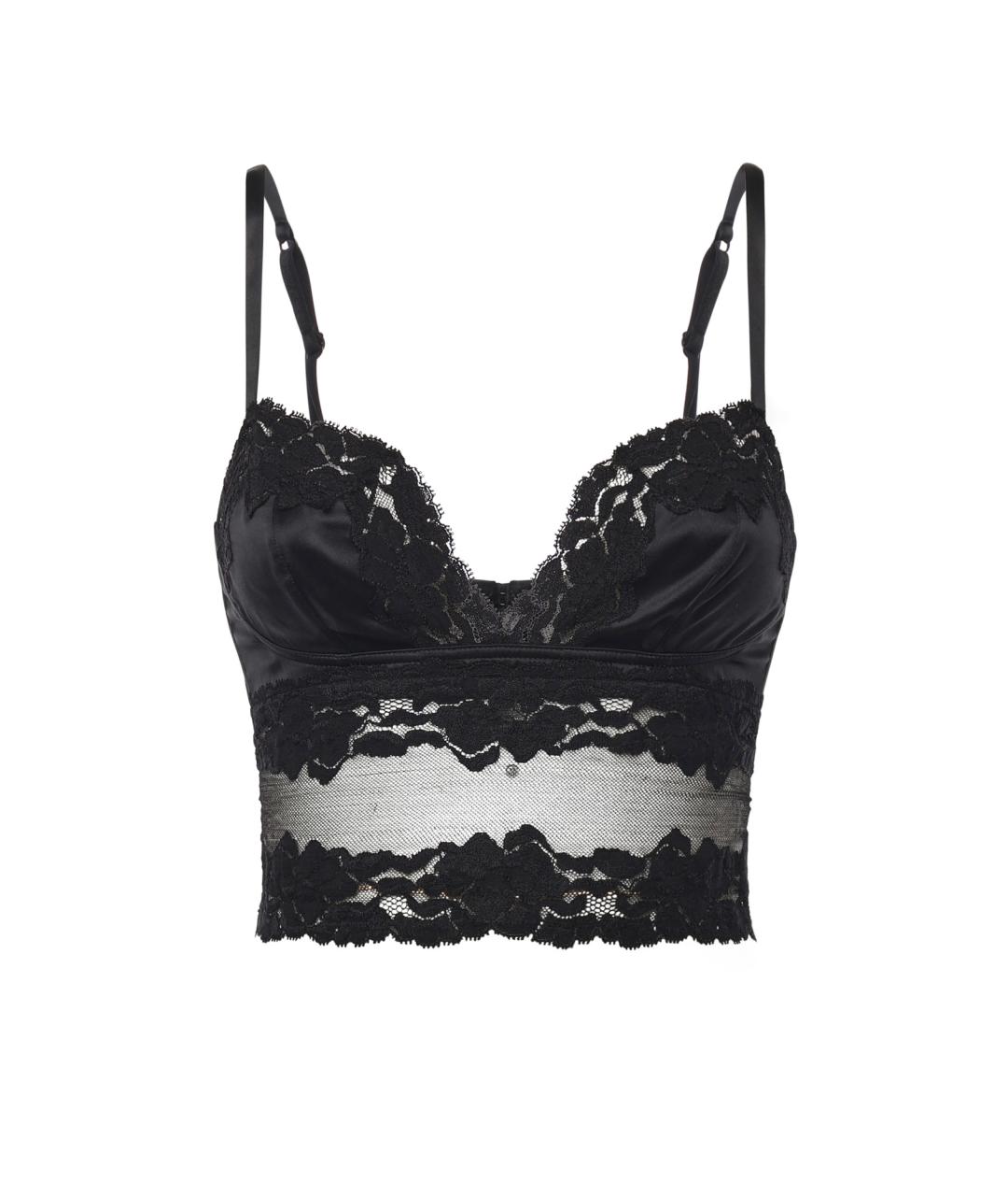 DOLCE&GABBANA Черная полиамидовая майка, фото 1