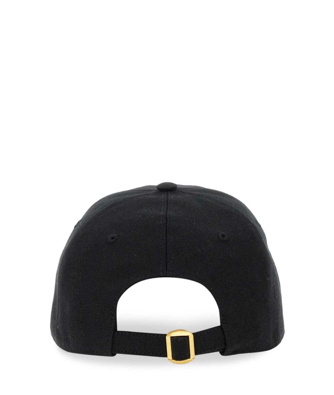 VALENTINO Черная хлопковая кепка/бейсболка, фото 2