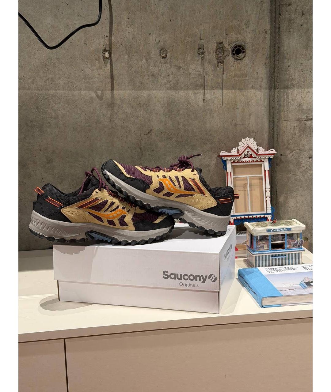 SAUCONY Фиолетовые текстильные низкие кроссовки / кеды, фото 6