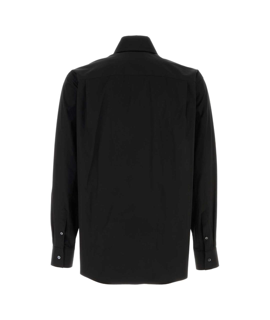 ALEXANDER MCQUEEN Черная хлопковая кэжуал рубашка, фото 2