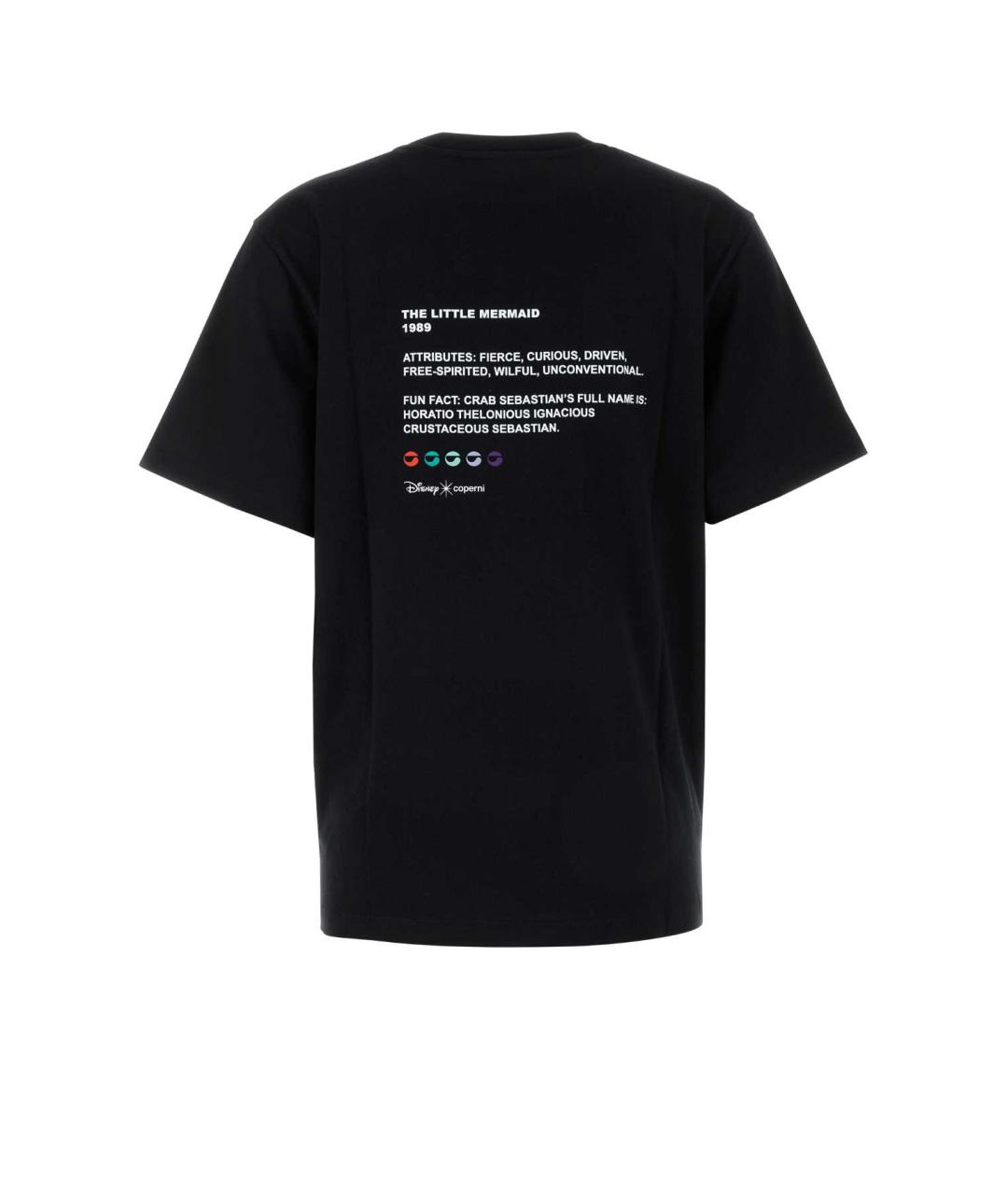 COPERNI Черная хлопковая футболка, фото 2