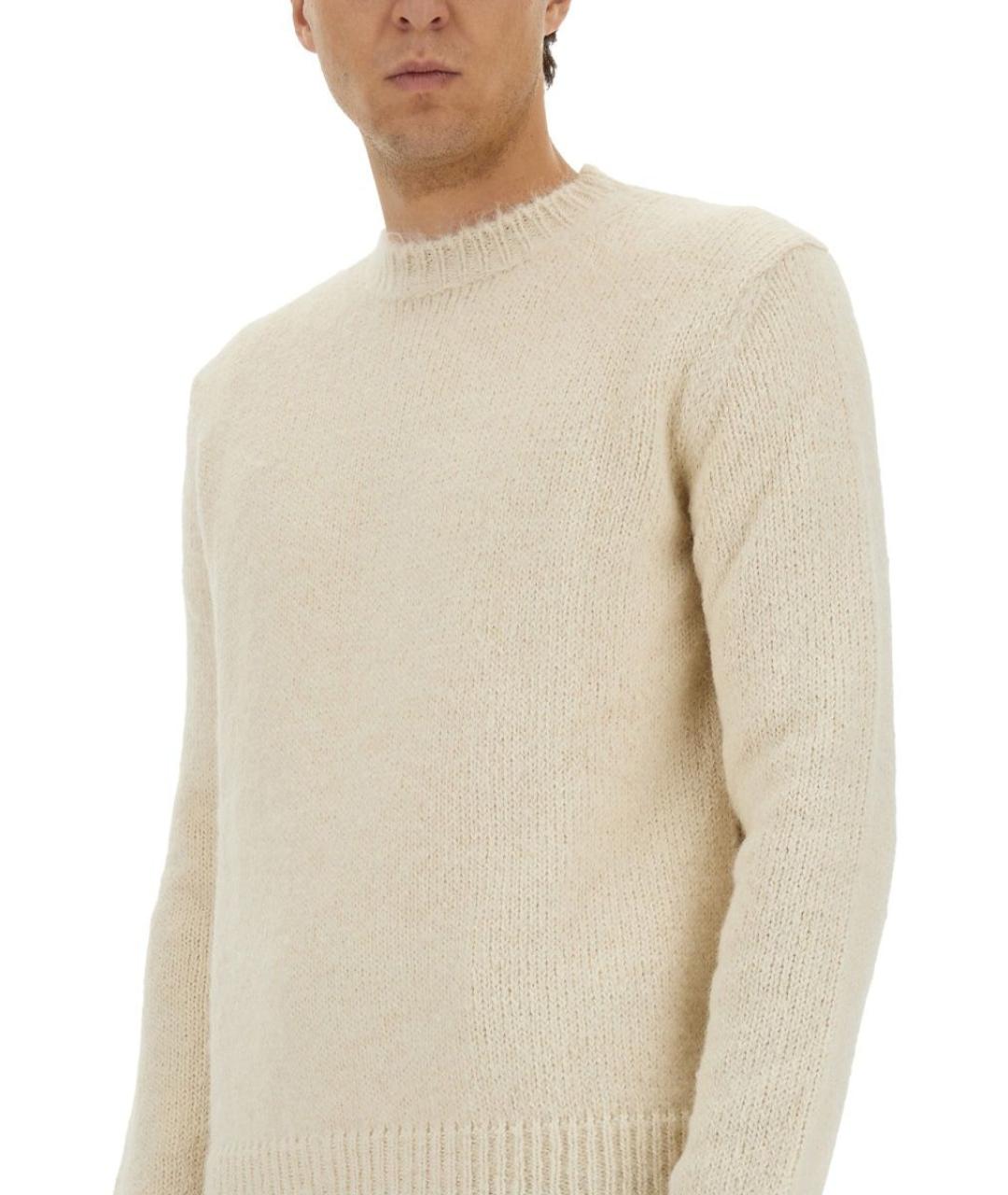 JIL SANDER Серый шерстяной джемпер / свитер, фото 4