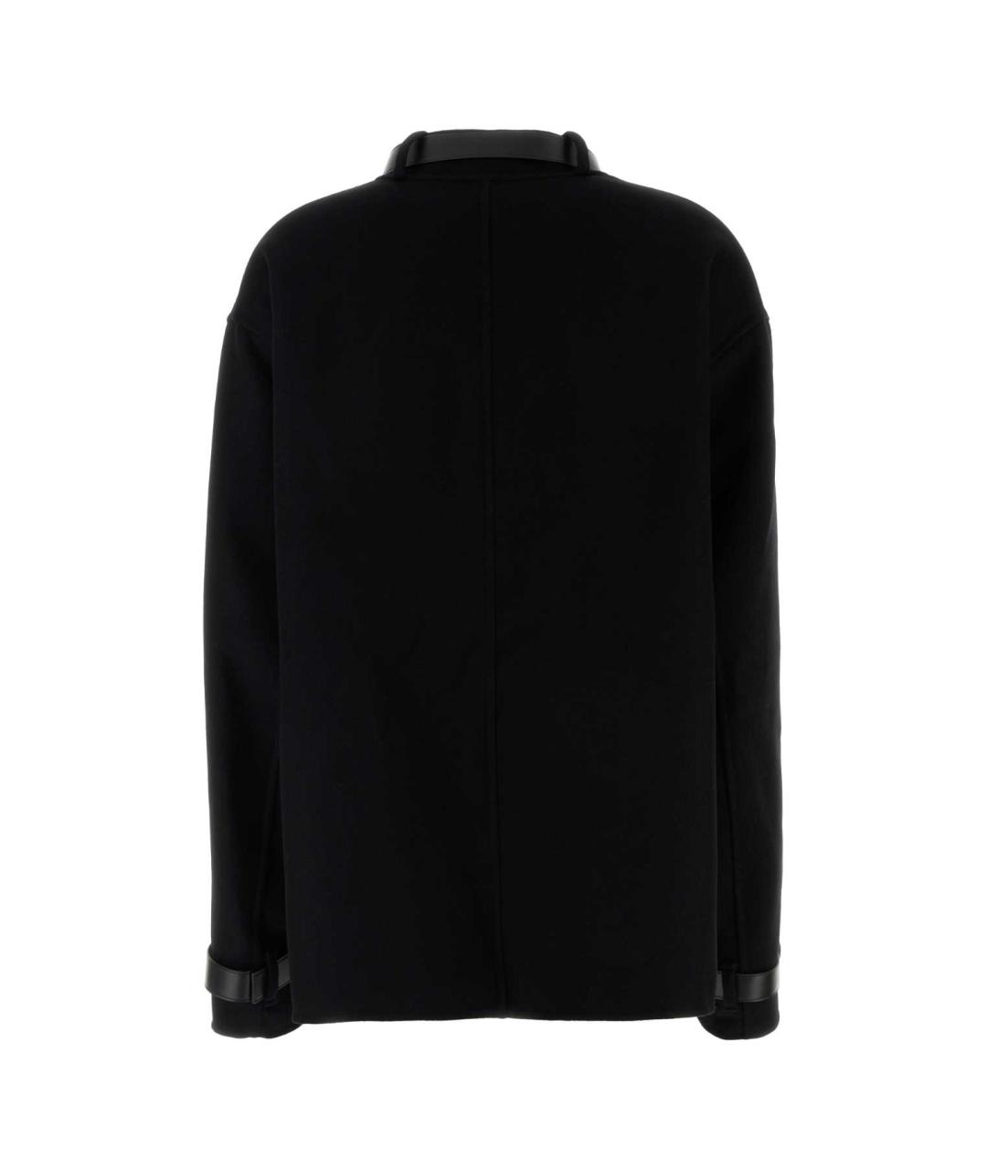 JIL SANDER Черное кашемировое пальто, фото 2