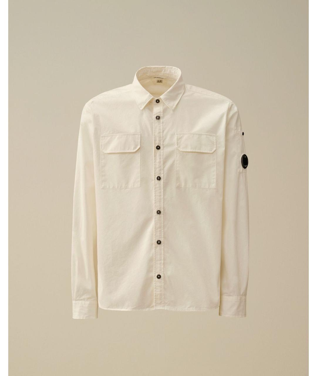 CP COMPANY Бежевая хлопковая кэжуал рубашка, фото 6