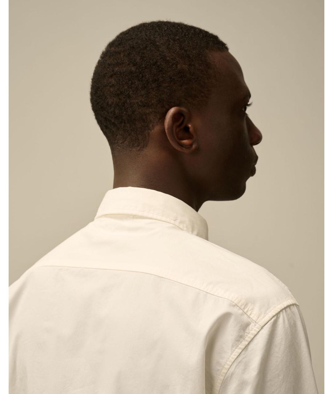 CP COMPANY Бежевая хлопковая кэжуал рубашка, фото 5