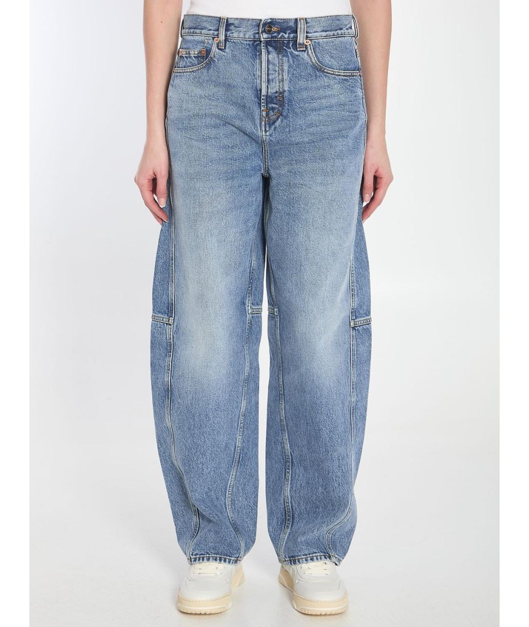 GUCCI Синие прямые джинсы, фото 2