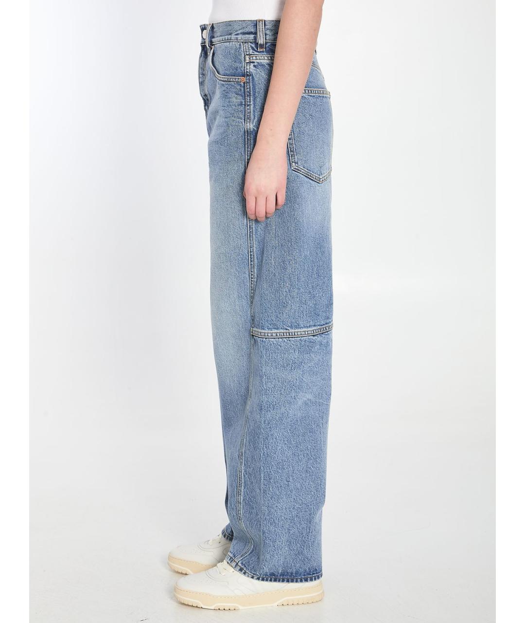 GUCCI Синие прямые джинсы, фото 4