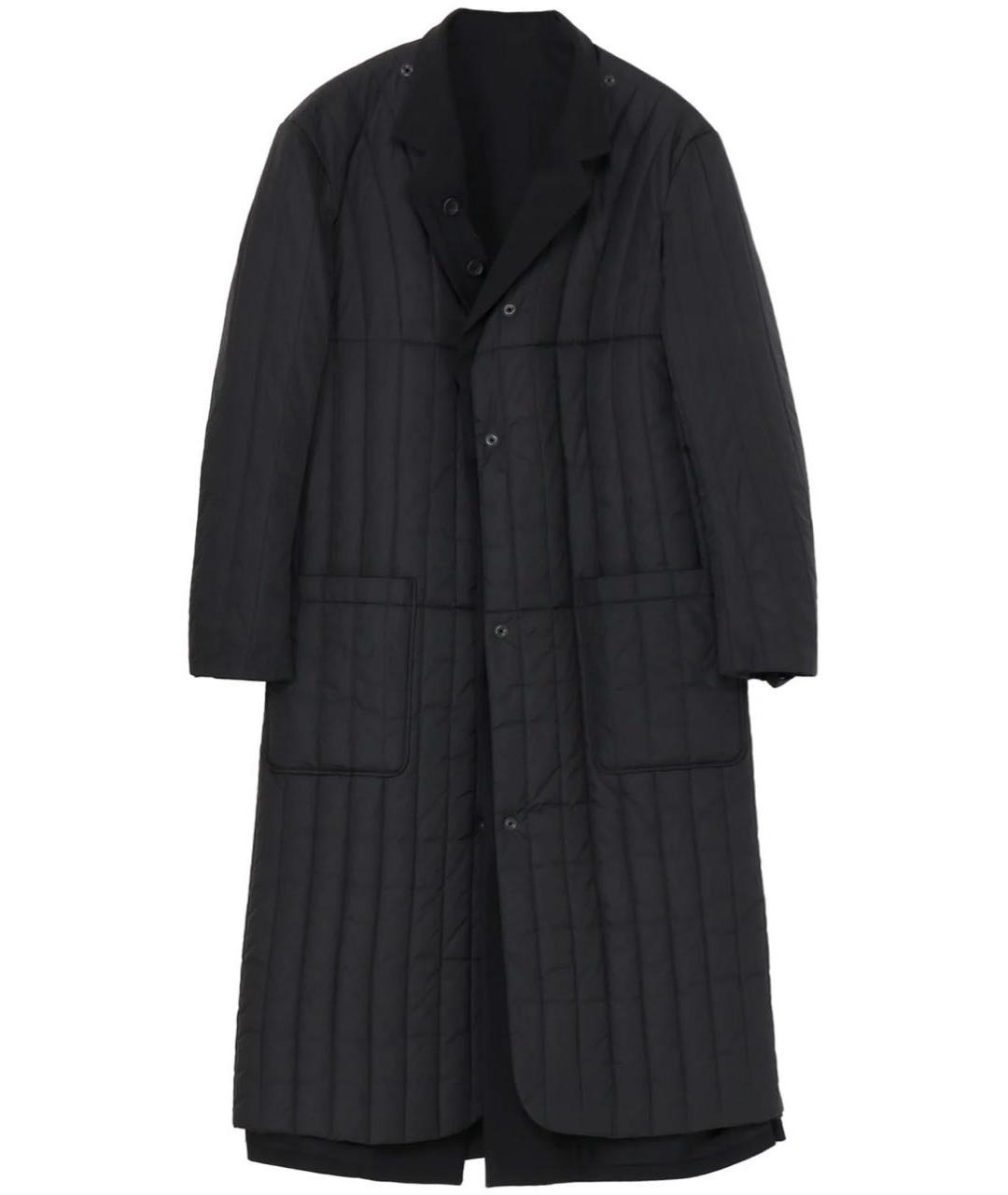 YOHJI YAMAMOTO Черное шерстяное пальто, фото 4