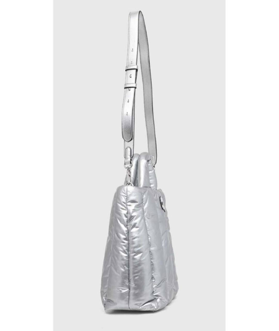 KARL LAGERFELD Серебряная сумка с короткими ручками, фото 4