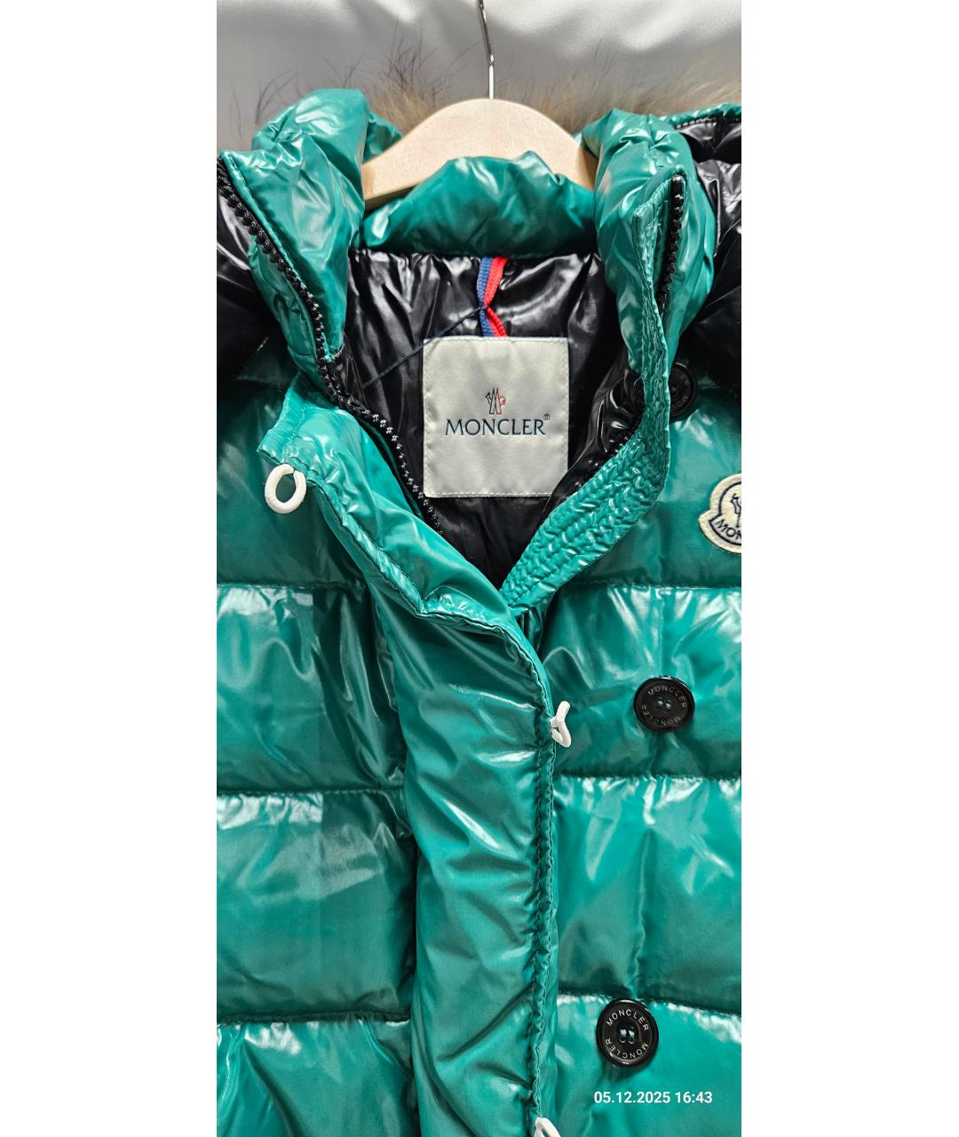 MONCLER Зеленый жакет / жилет, фото 3