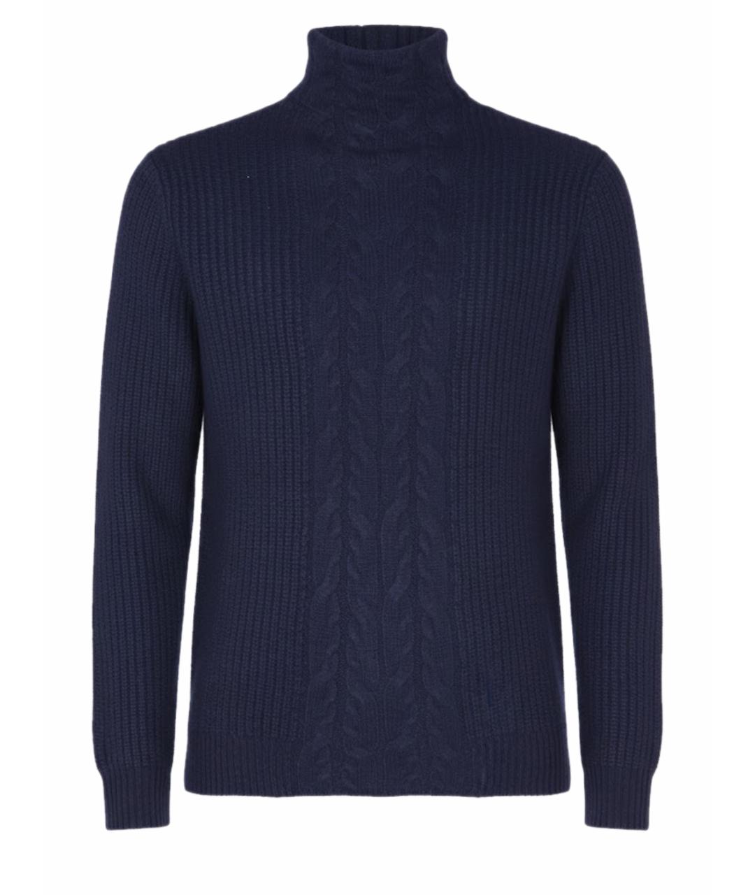 BALLANTYNE Синий шерстяной джемпер / свитер, фото 1