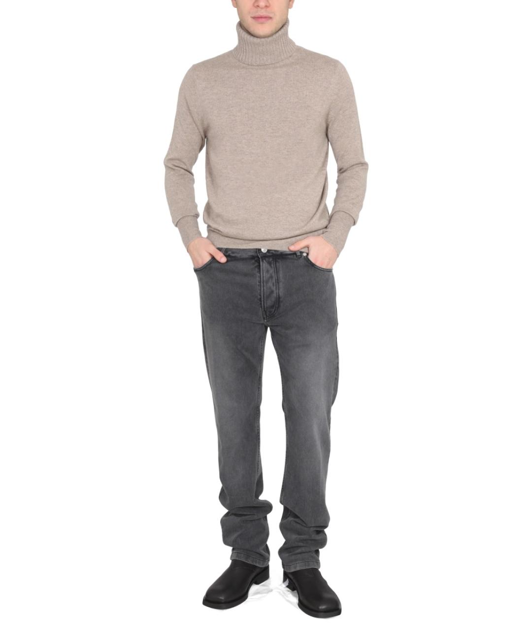 BALLANTYNE Бежевый кашемировый джемпер / свитер, фото 2