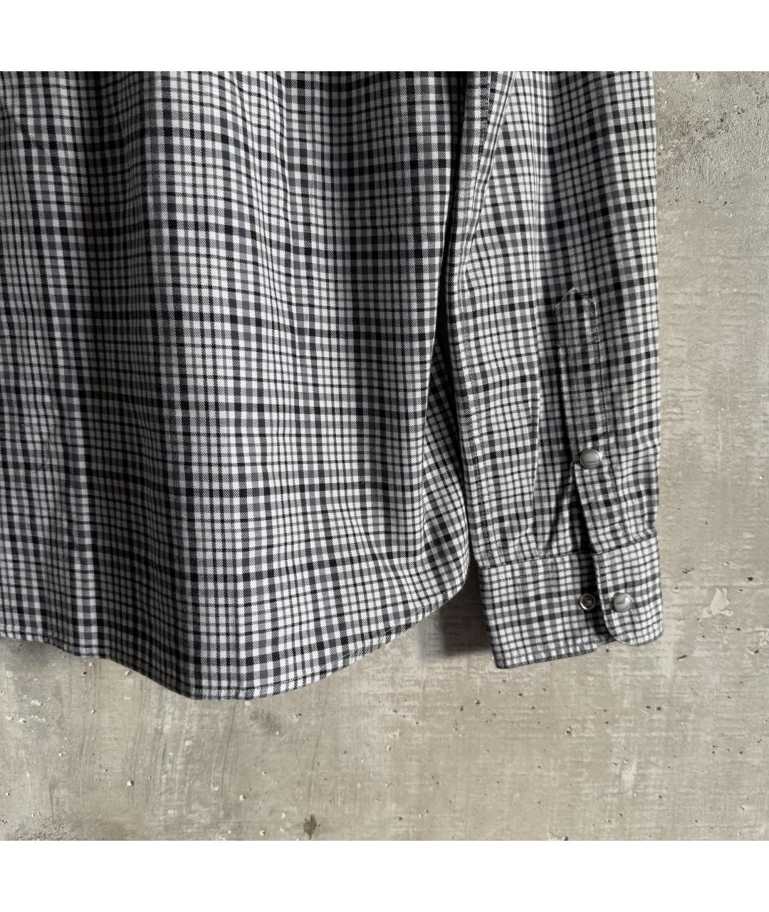 DOLCE&GABBANA Серая хлопковая кэжуал рубашка, фото 4