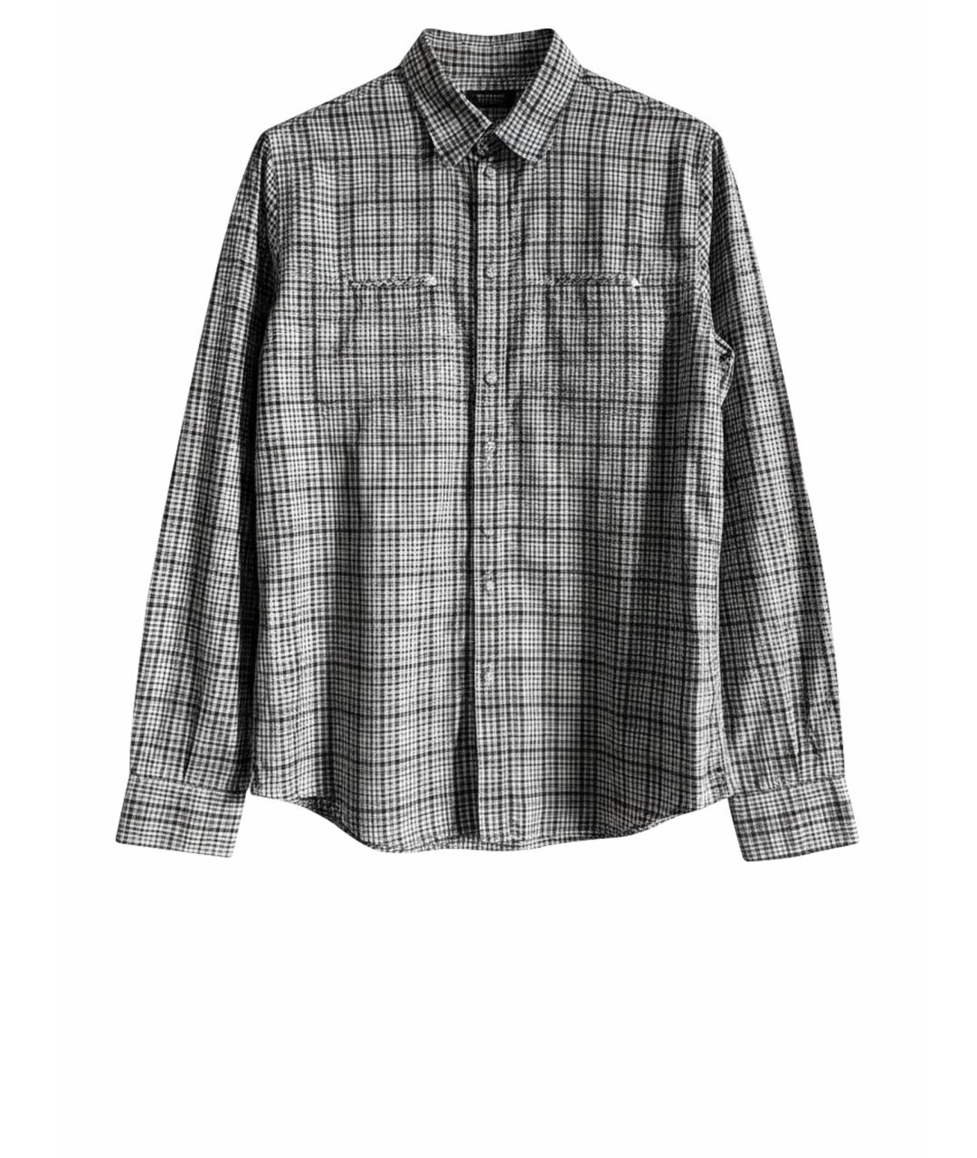 DOLCE&GABBANA Серая хлопковая кэжуал рубашка, фото 1