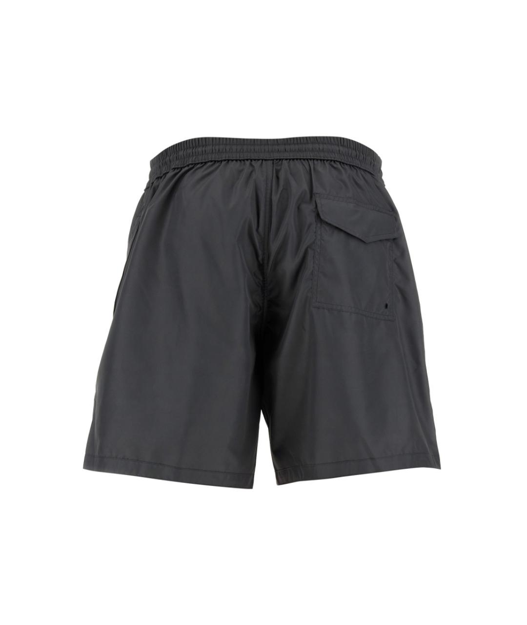 VERSACE Черные полиэстеровые шорты, фото 3