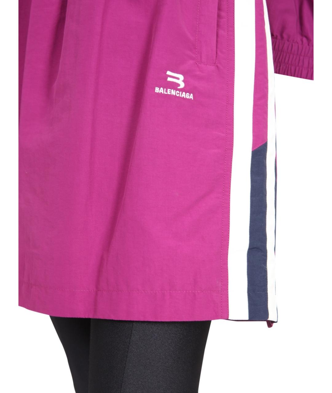 BALENCIAGA Фиолетовая юбка мини, фото 5