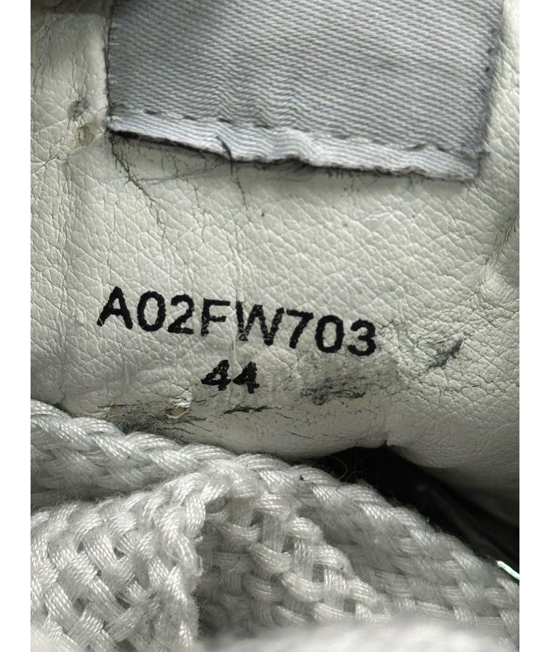 MAISON MIHARA YASUHIRO Черные замшевые высокие кроссовки / кеды, фото 8