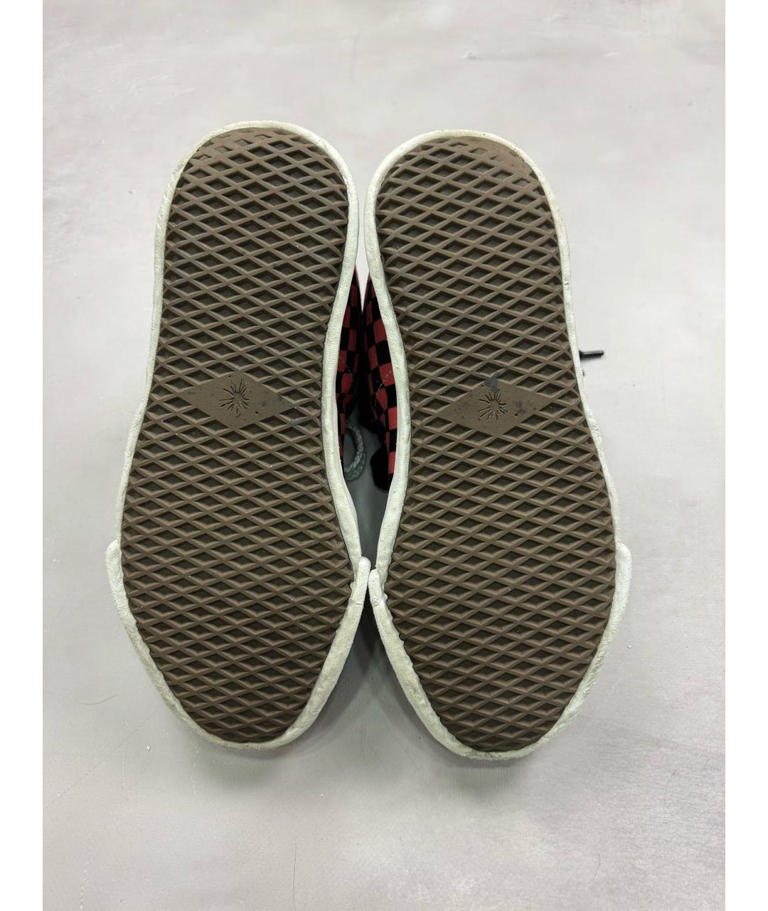 MAISON MIHARA YASUHIRO Черные замшевые высокие кроссовки / кеды, фото 7