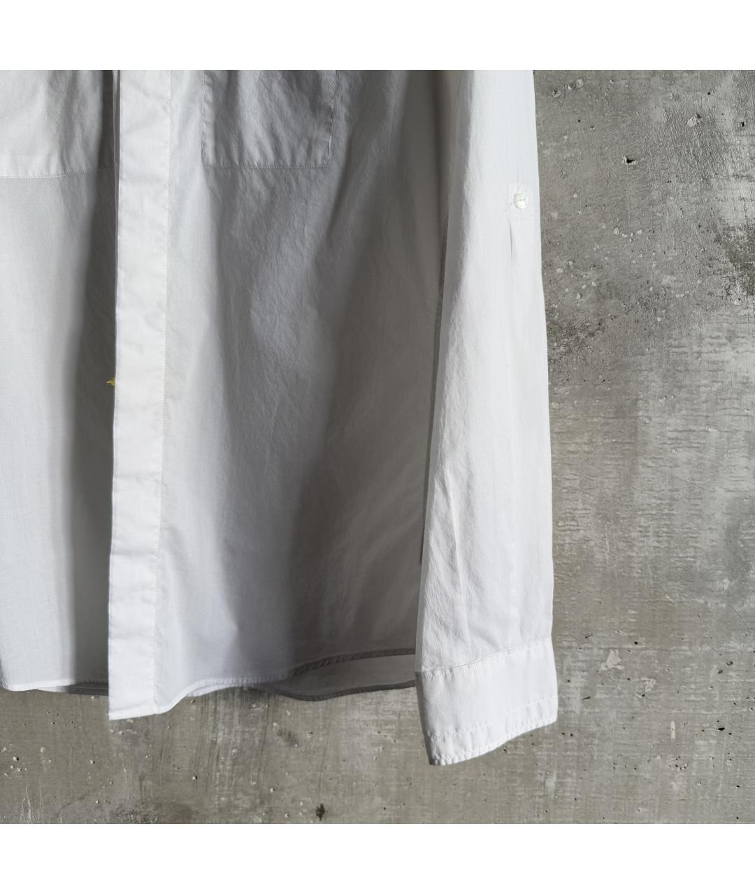 DOLCE&GABBANA Белая хлопковая кэжуал рубашка, фото 6