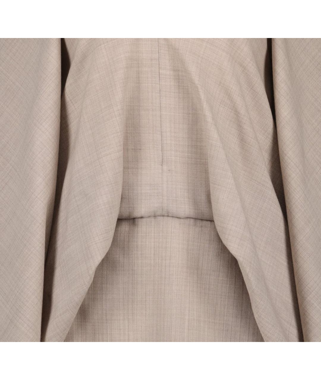 FENDI Бежевое шерстяное платье, фото 5