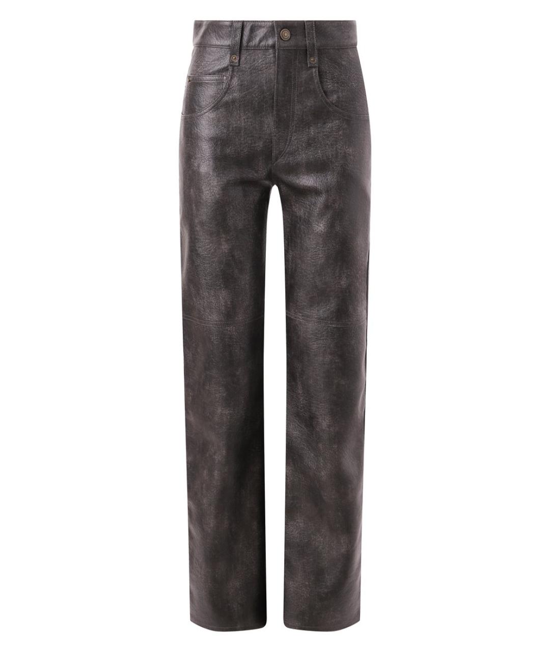 ISABEL MARANT Мульти кожаные прямые брюки, фото 1