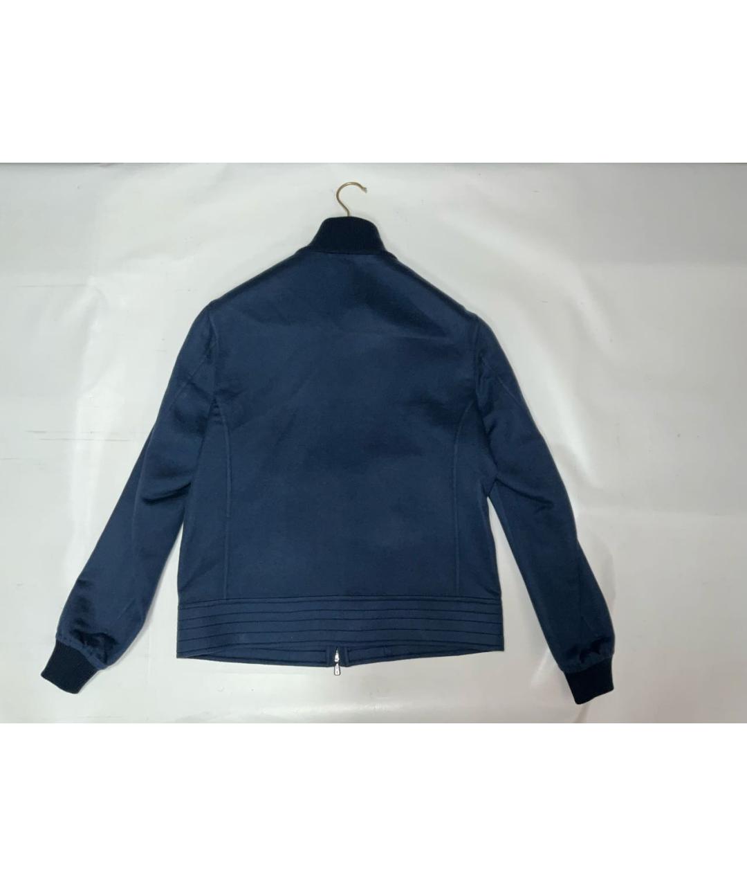 LORO PIANA Синяя шелковая куртка, фото 7