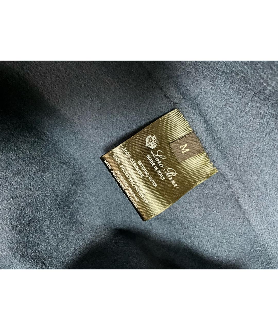 LORO PIANA Синяя шелковая куртка, фото 5