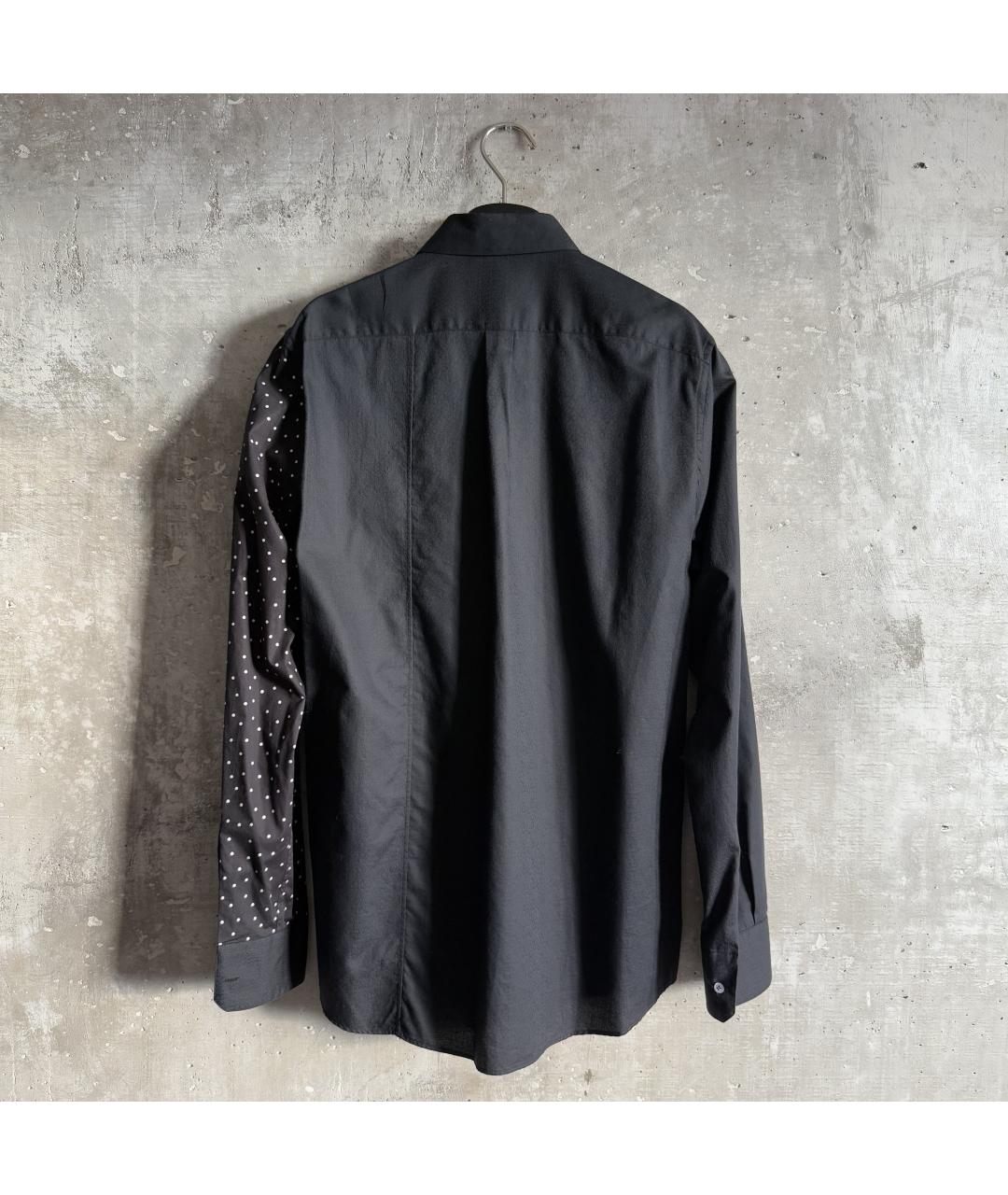 DOLCE&GABBANA Черная хлопковая кэжуал рубашка, фото 2