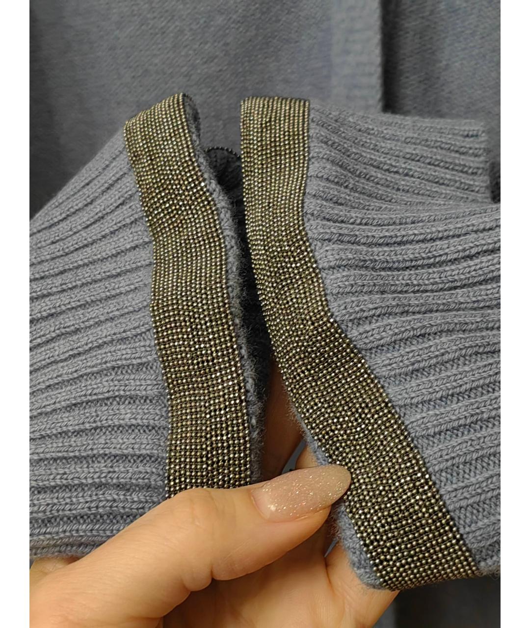 FABIANA FILIPPI Голубой кашемировый кардиган, фото 5