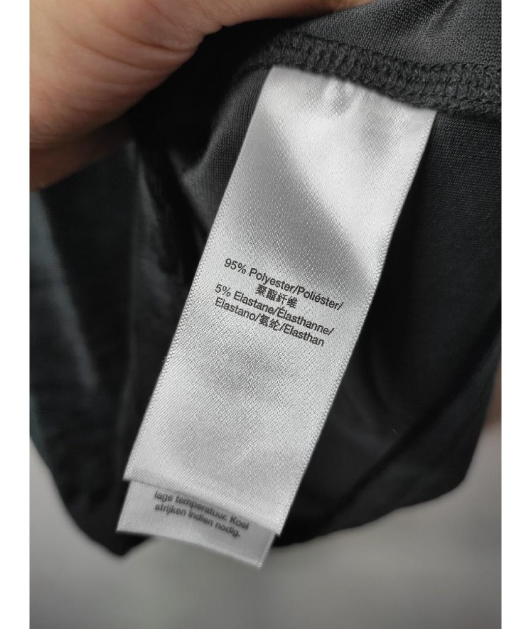 DKNY Черная полиэстеровая футболка, фото 5