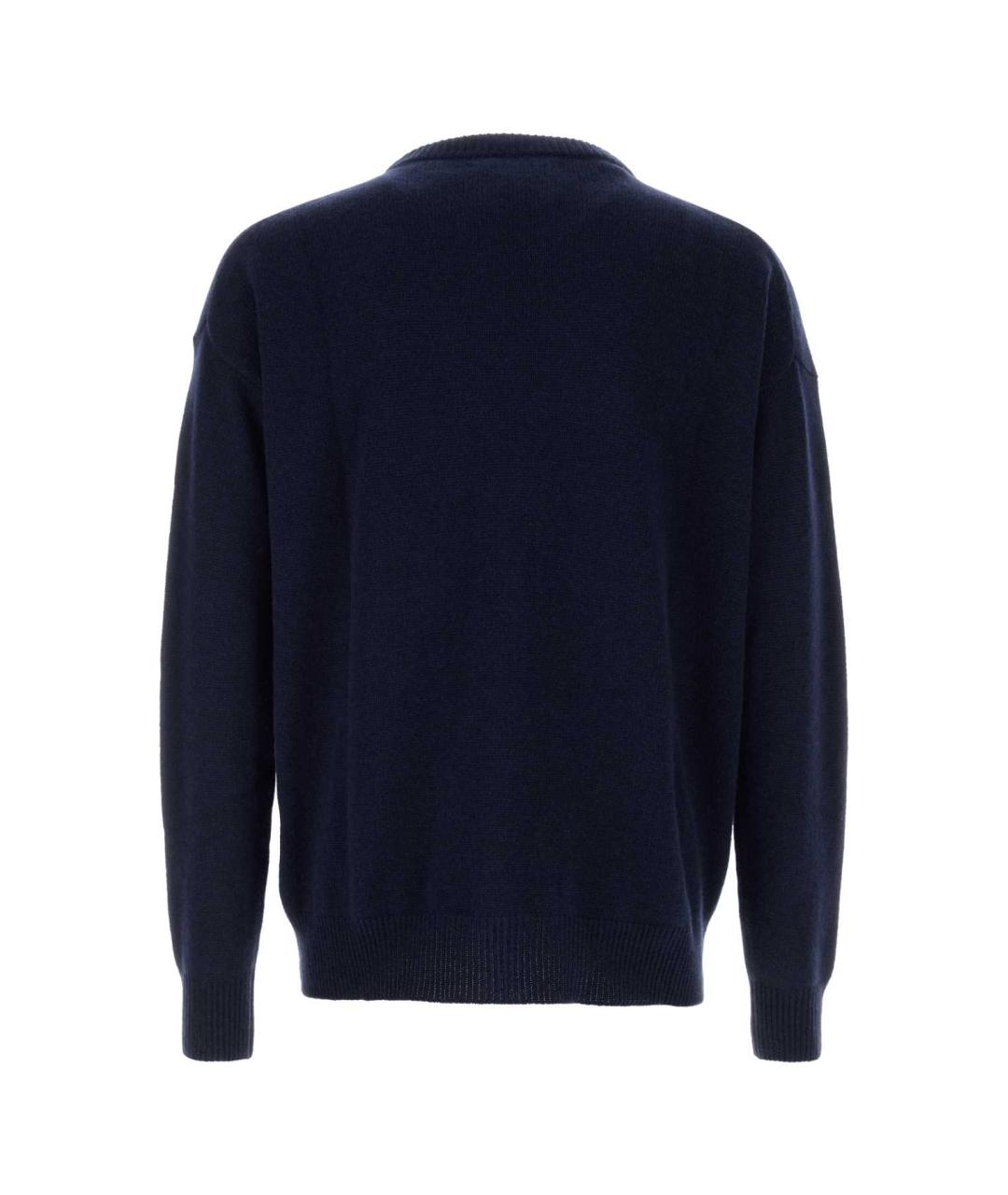 JIL SANDER Темно-синий кашемировый джемпер / свитер, фото 2