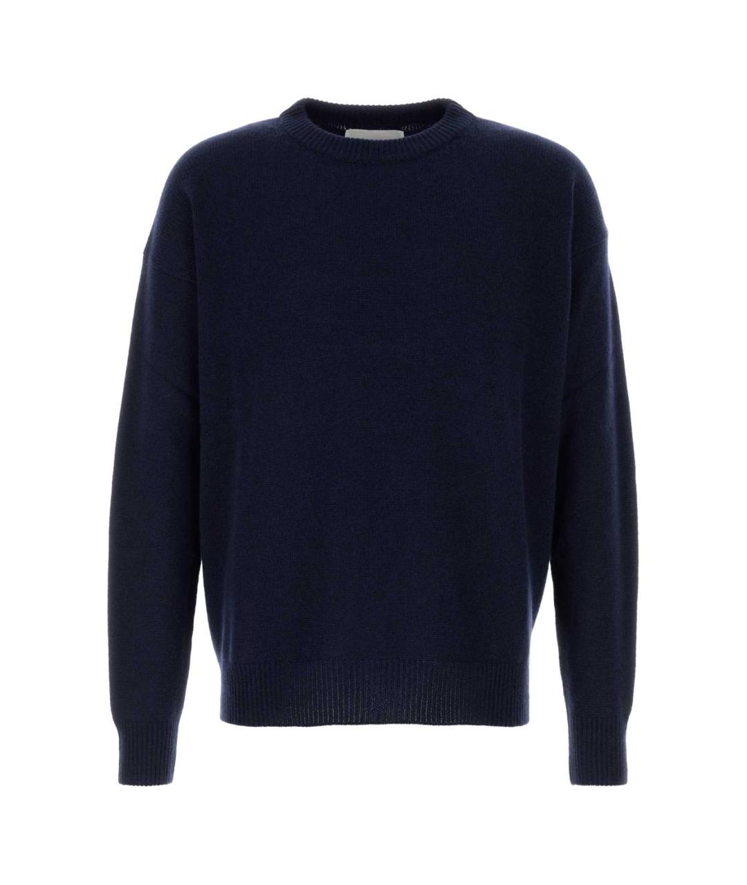 JIL SANDER Темно-синий кашемировый джемпер / свитер, фото 1